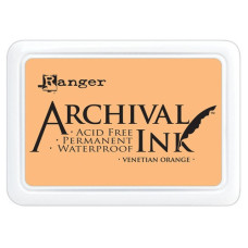 Перманентные чернила для штампинга Archival Ink Venetian Orange от Ranger
