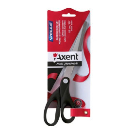 Ножиці Axent, Welle, 25 см, чорна ручка