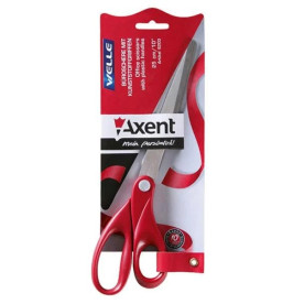 Ножницы Axent, Welle, 25 см, красная ручка