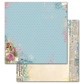 Двусторонняя бумага для скрапбукинга Deja Vu 30х30 см от Bo Bunny