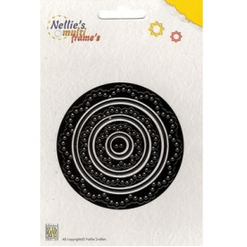 Набір ножів для вирізання Flower, діаметр 9 см від Nellie's Choice