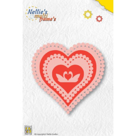 Набір ножів для вирізання Heart 10х10 см від Nellie's Choice