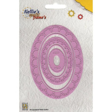 Набор ножей для вырезания Decorative Oval 11,5х8 см от Nellie's Choice
