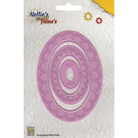 Набор ножей для вырезания Decorative Oval 11,5х8 см от Nellie's Choice