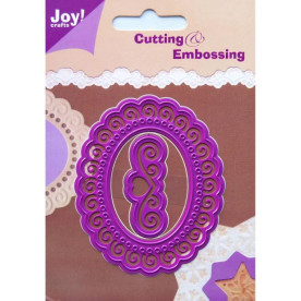 Набір ножів для тиснення і вирізання Oval Filigree, 2 шт від Joy! Crafts