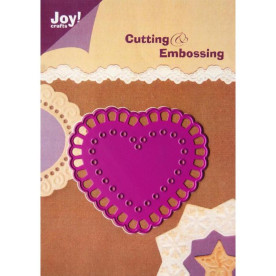 Ніж для тиснення і вирізання Heart, розмір 7,0х6,0 см від Joy! Crafts