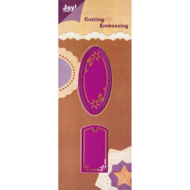 Набір ножів для тиснення і вирізання Tags, 2 шт від Joy! Crafts