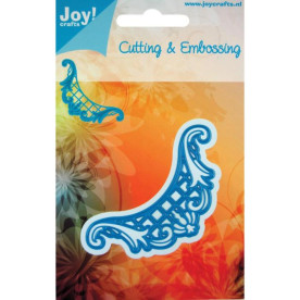 Нож для тиснения и вырезания Lace Corner, размер 6,5х6,5 см от Joy! Crafts