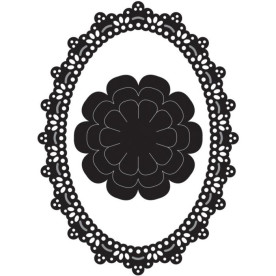 Набір ножів для вирізання Lacey Oval & Flower, 2 шт від Marianne Design