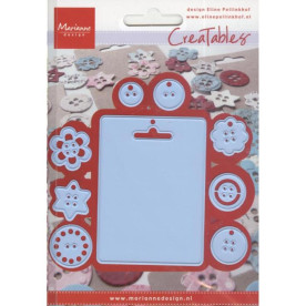 Набір ножів для вирізання Tag & Buttons, 9 шт від Marianne Design