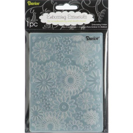 Папка для тиснення Flower Frenzy Background від Darice