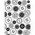 Папка для тиснення Buttons Background від Darice