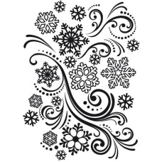 Папка для тиснення Snowflake Swirl від Darice