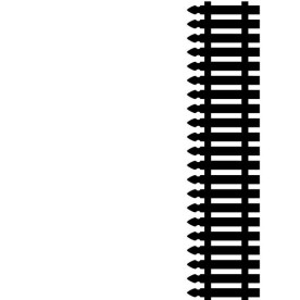 Папка для тиснения Picket Fence Along Bottom от Darice