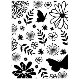 Папка для тиснення Floral & Butterfly Background від Darice