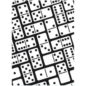 Папка для тиснення Dominoes Background від Darice