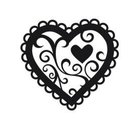 Папка для тиснения Valentine Hearts от Darice