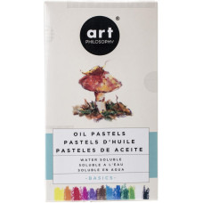 Набор водорозчинної масляної пастелі Basics, Art Philosophy Water Soluble Oil Pastels 12 шт., Prima, 631925