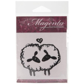 Гумовий штамп Love Ewe Two, Magenta, 6х6 см