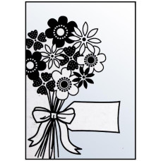 Папка для тиснення Flowers Bouquet / Tag від компанії Crafts-Too