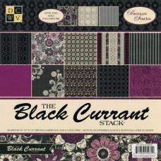Набор бумаги для скрапбукинга Black Currant 30х30 см 24 листа от DCWV