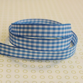 Стрічка, синя клітинка, ширина 10 мм, довжина 90 см 