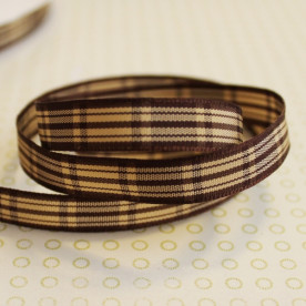 Стрічка, коричнева клітинка, ширина 10 мм, довжина 90 см