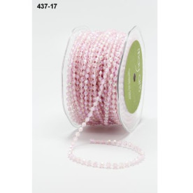 Бусины на нити розового цвета от May Arts, 90 см