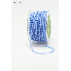 Намистини на нитці блакитного кольору від May Arts, 90 см