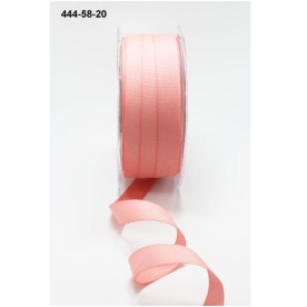 Лента Faux Canvas кораллового цвета от May Arts, 90 см