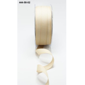 Лента Faux Canvas кремового цвета от May Arts, 90 см