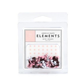 Брадси для скрапбукінгу Mini Brads - Baby Girl, 48 шт. від American Crafts