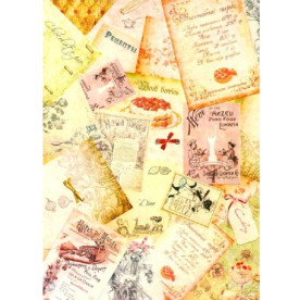 Декупажная карта "Вишневый пирог" 44х31 см от компании Cheap Art