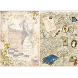 Декупажна карта "Любовний лист" 21х29,7 см від компанії Cheap Art