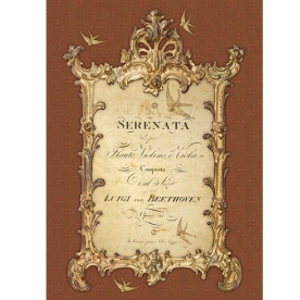 Декупажна карта "Серенада Бетховена" 21х29,7 см від компанії Cheap Art
