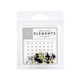 Брадсы для скрапбукинга Mini Brads - Elegant, 48 шт. от American Crafts