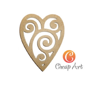Висічка для декорування "Ажурна закоханість", 11x8 см від Cheap Art