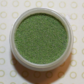 Мікробісер салатового кольору, Margo, 0,25 мм