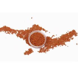 Микробисер оранжевого цвета, Margo, 0,25 мм