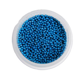 Микробисер голубого цвета, Margo, 0,4 мм