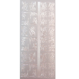 Контурные наклейки серебряного цвета "Уголки для декора №3", JeJe Products