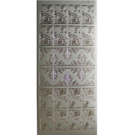 Контурные наклейки серебряного цвета "Уголки №1", JeJe Products