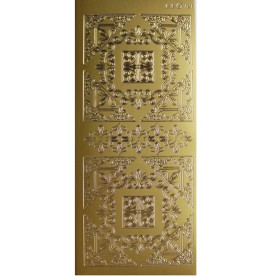 Контурні наклейки золотого кольору "Куточки №2" від JeJe Products