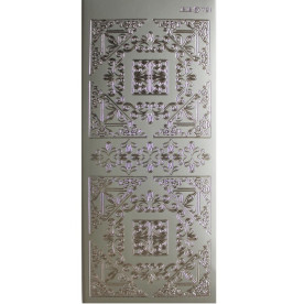 Контурные наклейки серебряного цвета "Уголки №2", JeJe Products