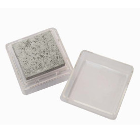 Подушечка с пигментными чернилами серебряного цвета, 2,5*2,5 см от Heyda