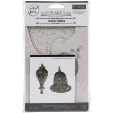Силіконова форма (молд) 12.5х20 см Silver Bells Redesign, Prima Marketing