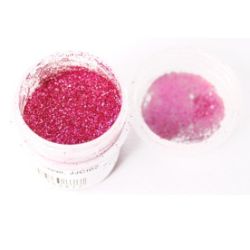 Сухие блестки розового цвета от компании Margo, 7 г