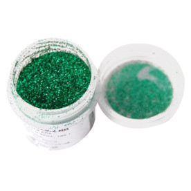 Сухі блискітки зеленого кольору від компанії Margo, 7 г