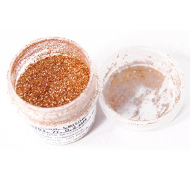 Сухие блестки светло-медного цвета от компании Margo, 7 г