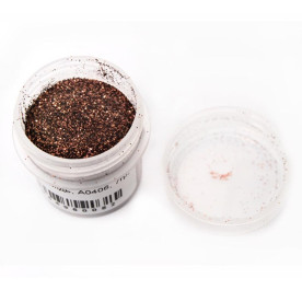 Сухие блестки медного цвета от компании Margo, 7 г